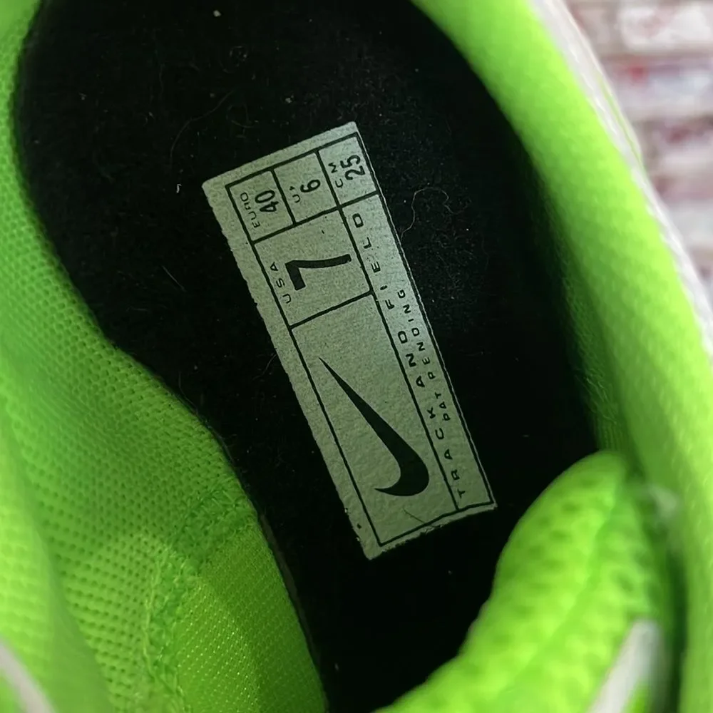Nike white green